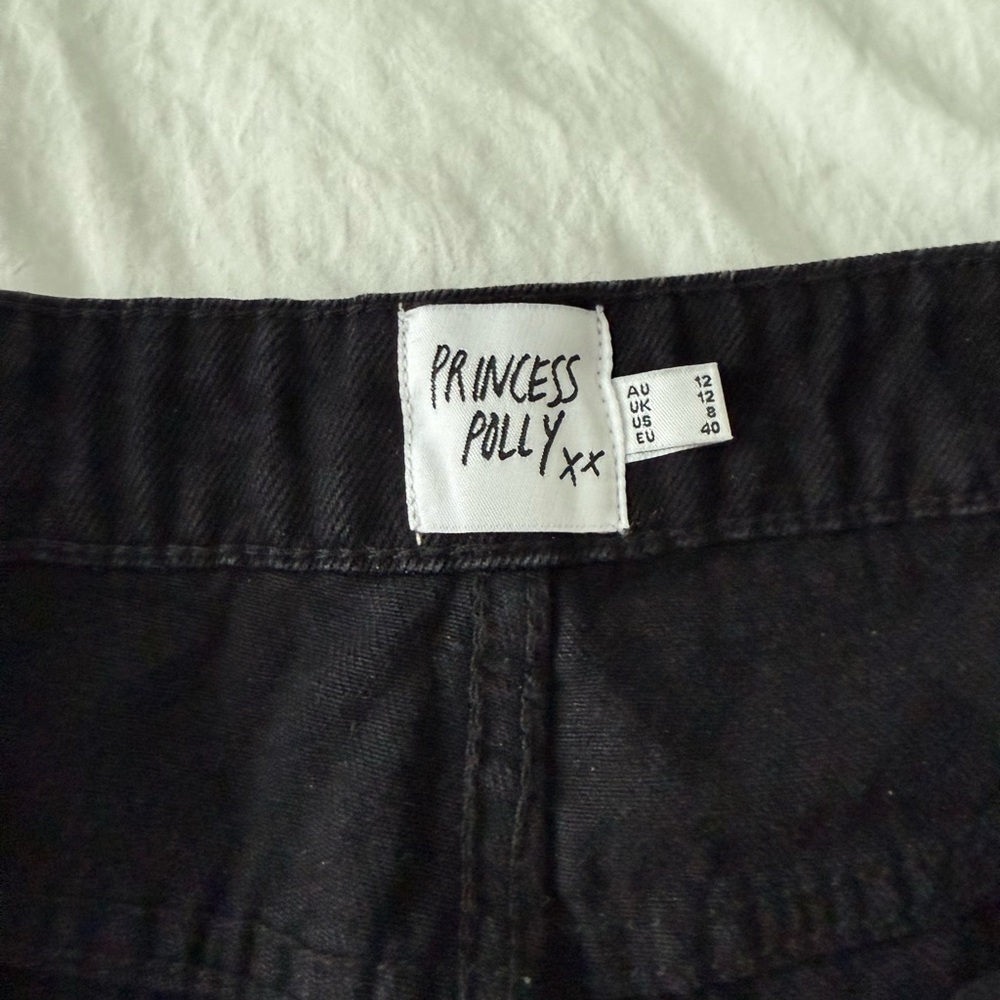 Princes Polly Black Cargo Jeans - Picture 4 of 4